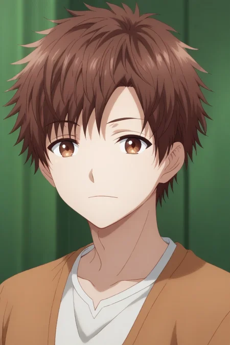 score_9, score_8_up, score_7_up, , rating_safe, , , looking at viewer, depth of field, 1boy, solo, male focus, <lora:itsuki_akazawa_pony:0.94>, itsuki_akazawa, brown hair, brown eyes, short hair, bangs, , , <lora:sdxl_lightning_8step_lora:1>