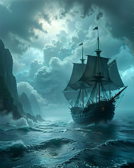 Brume-light coast where fog transforms ships into ghost schooners during Tropical storm: Eyewall clouds coiling around sapphire-black void,
<lora:extremely_detailed:0.25> extremely detailed,
<lora:Flux-XL_Scenery:0.25> flux-scenery,
<lora:add-detail-xl:0.45>,
<lora:DetailMaximizer:0.35>,
<lora:MidjourneyV6.1:0.1> midjourneyv6.1,
<lora:Dream Scenery XL:0.15> Dream Scenery,
detailxl