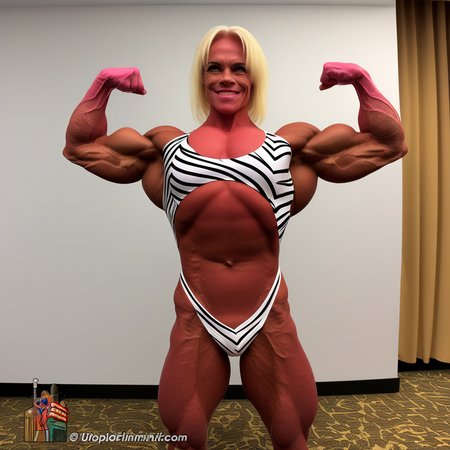 Muscular women worship
