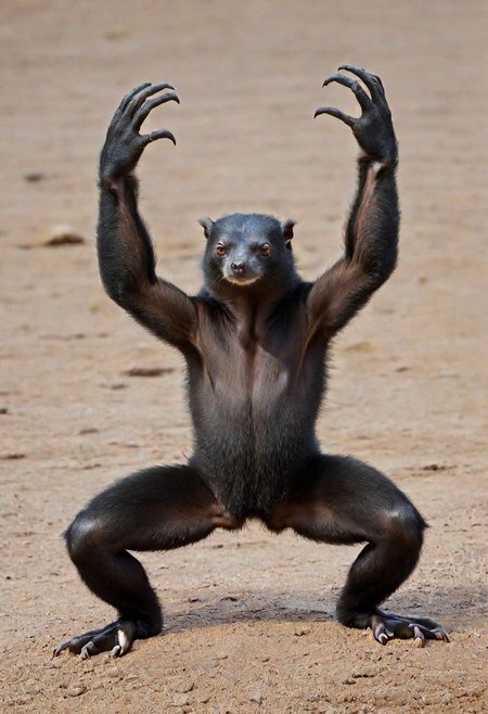 a tarouco animal with four arms