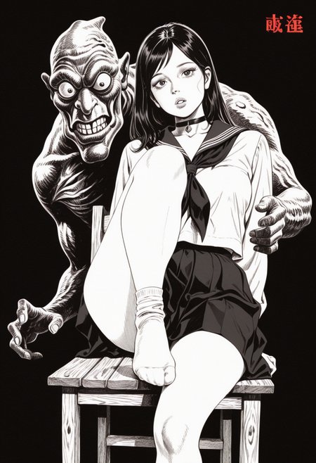 Yōji Muku/ 椋陽児  Black And White Comic Cover Style for Illustrious