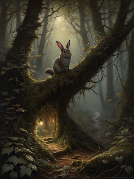Horror-themed, Oil painting, Hidden deep in the forest lies a secret glade where fairies dance and nature awakens in the light of the night, which can only be seen at midnight. The pale light of the moon penetrates the dense canopy of leaves and reveals a place full of magic and secrets, masterpiece, high detail, 8k, intricate, detailed, high resolution, high res, high quality, <lora:add-detail-xl:1.8>,. Eerie, unsettling, dark, spooky, suspenseful, grim, highly detailed, darkness, midnight, Extremely high-resolution details, fine texture