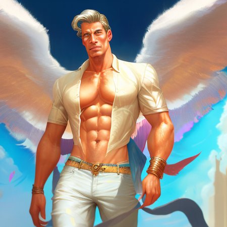 a olden man buffed