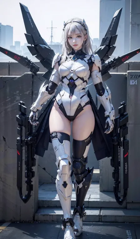 Super female mech-V4