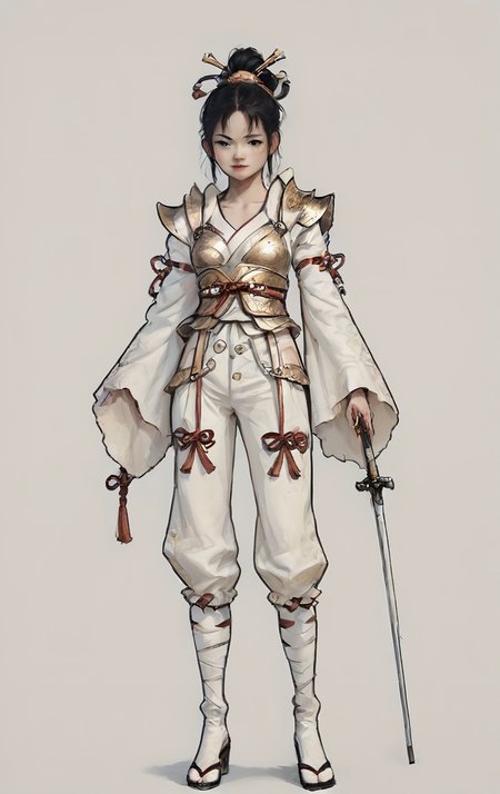 score_9, score_8_up, score_7_up, score_6_up, score_5_up, score_4_up,
 <lora:OverDesignedGirls:.8>
1 girl, samurai armor