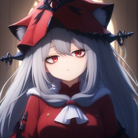 score_9, score_8_up, score_8, BREAK source_anime, 1girl, solo, (masterpiece:1.4), high quality, high definition, sharp focus, detailed face, anime, best quality, 4k, 8k, absurd resolution, intricate detail, detailed hands, detailed eyes, animation, illustration, highly detailed, highres, extremely detailed, <lora:ETO_OCC002:0.7> ETO_OCC,<lora:hyperdenoiser_v090:0.6>, (looking at viewer:1.4), <lora:mesugaki-10:0.7>, full body, legs, Skalter, low twintails, very long hair, low-tied long hair, grey hair, red eyes BREAK, razmi, pelt, hood, fur-trimmed dress, bags under eyes, pelt, hood, dress, boring expression, sleepy eyes