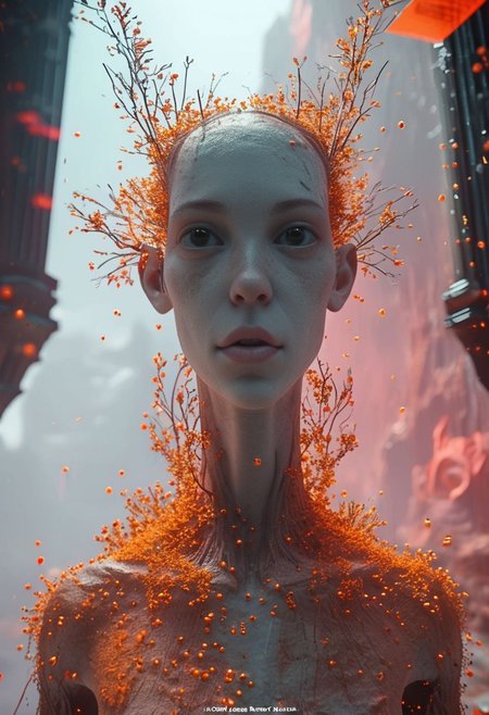 (horror Life form, body snatcher, multiple mouthed creature of darkness, and somehow there's an angelic face:1.4), (Life in an incubator, plants growing alongside human flesh, ants in hair, dirt bed), long-shot, far-off, very-person octane, 8k, 8mm depth of focus, (low perspective:1.6), high-end scattering colors. 8k, Cinematic Render, (Professional Face:1.1) Fantastical mood, Unreal engines inside a frame after with many dead  blood on them, With, photoshop in order for artstation, cinematic and Cinema, Dark kimura artstyle on render hyper-out characters on floors UHD lifelike, 4k hyperdetailed, octane cinema4k render and skin frame cyberpunk, hypermaximalist, directed by Reilerealistic 8k render photorealistic level quality perfect resolution, 8k texture, volumetric hazy dark fantasy digital composition art, cinema National Geo coherency, CGSociety   sharp focus ambient, post processing Wires glitchcore texture, intricate
<lora:MercuryXL:0.3> <lora:DrippingXL:0.3>