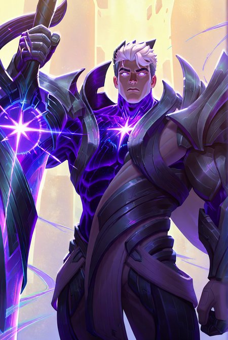 very awe,aesthetically pleasing,masterpiece,best quality,amazing quality,very aesthetic,ultra-detailed,high resolution,8k,1boy,solo,cowboy shot,male focus,detailed face,armor,white hair,short hair,glowing,muscular mal,glowing eyes,gauntlets,sword, holding weapon,<lora:add-detail-xl:1>,<lora:league of legends - Garen Iconic:0.7>,1conic garen,