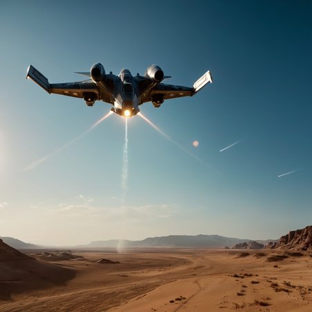 cinematic film still of  <lora:add-detail-xl:1>0
<lora:detailed:0.3>
<lora:perfection style:0.3>
<lora:xl_more_art-full_v1:0.3>
 <lora:halo style:0.9>
Spartan Warrior a spaceship is flying over a desert area,outdoors,sky,day,english text,blue sky,no humans,scenery,science fiction,sand,desert , cinematic, filmic, dramatic light, sci fi, action themed, futuristic, halo style, shallow depth of field, vignette, highly detailed, high budget, bokeh, cinemascope, moody, epic, gorgeous, film grain, grainy