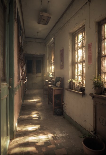 ,ruanyi1107,sunlight,window,indoors,<lora:1107 silent hill background 2_v1_pony:0.9>, score_9,score_8_up,score_7_up,,8k,1girl,solo,,