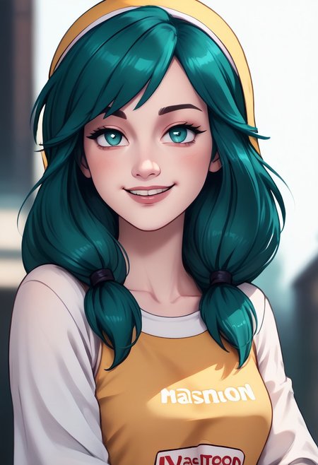 score_9, score_8_up, score_7_up, score_6_up, PRSNL_3_1, uncensored, pupils black dots, lips,
upper body, best quality, masterpiece, 4k, realistic, warm light,
krispokemon, solo, standing, smile, full body, long hair, twintails, bangs, green hair, blue hair, aqua hair, green eyes, blue eyes, aqua eyes, eyelashes