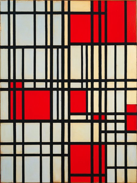 Neoplasticism, red squares,pmondrian