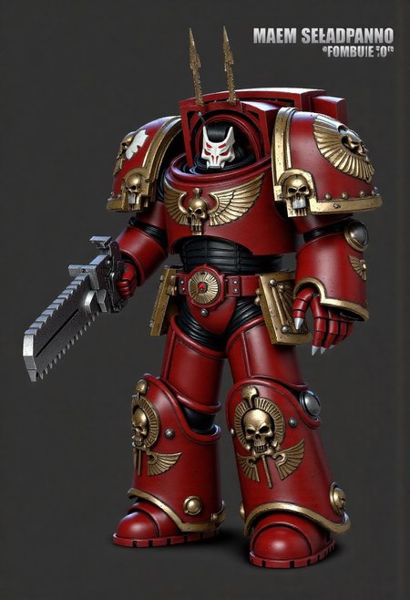 Score_9_up, absurdres, Source: GamesWorkshop, best quality, expressive eyes, perfect face, space marine, Night Lords Traitor Astartes Chapter space marine in terminator armor holding a chainsword, terminator helmet, full body, volumetric lighting project unreal engine, mantisdetailerse, adddetails, <lora:PeopleCountSliderLoRAv1:2.0>, <lora:warhammerAdeptus_v1:0.7>,