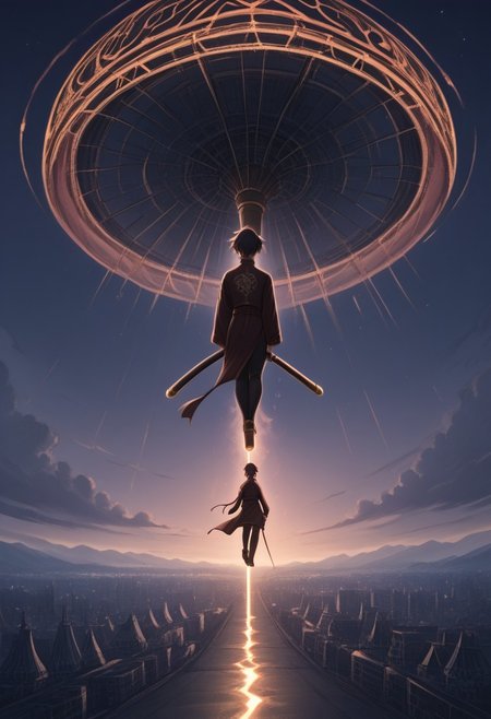 floating through the air above a futuristic city, holding a holographic scepter  , male focus, high-quality, street background , space suit made of flowing, Gothic woman, Athletic female, facial stubble, Mechanical dragon, casual look, eyes glowing with ancient knowledge  , a swirling vortex of bright neon colors, dress, ethereal effects, wearing leather jacket, A colorful parrot flying through a rainforest canopy.      A male samurai with a katana, sky   , Ethereal warlock with glowing tattoos
