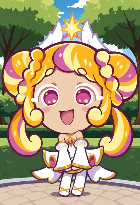 rainbow sherbet cookie (cookie run)