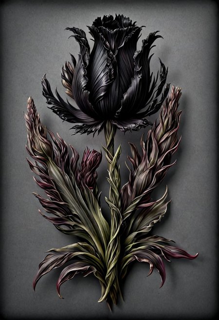 cg_darkscifi black tulip mm style flower ingrid-elias-style