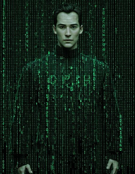 detailed, om0atrix0, 1boy, solo, male focus, glitch, text focus, code