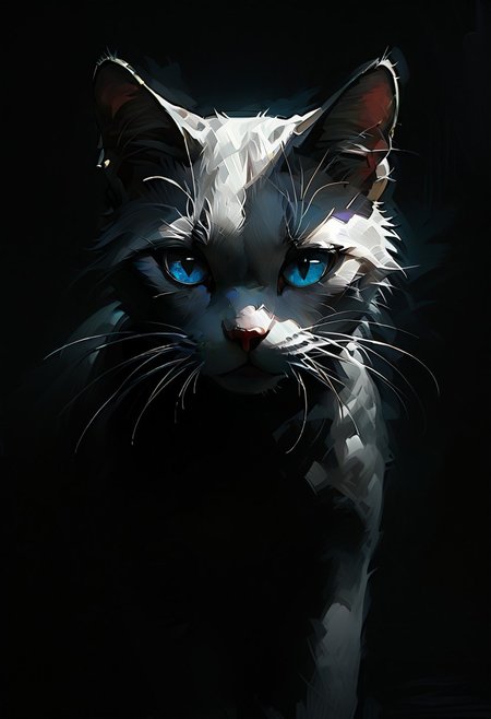 score_9, score_8_up, score_7_up, score_6_up, white Cat, blue eyes,