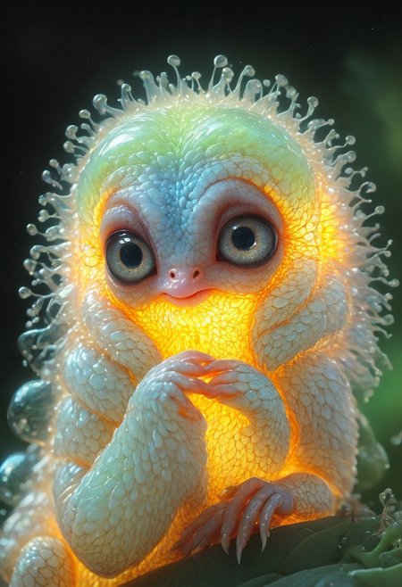 (Micro albino demon r4punzel with lethargic sleepy smokey eyes), cute,  ultra detailed macro photography by miki asai, wildlife photography, phosphorescent, cute animal, a housed mystical stunning,  soft lighting, breathtaking, highly detailed, award-winning,  cinematic still shot,  kodachrome, uhd, canon eos