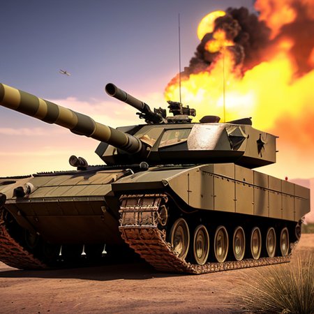 bf2042,
Best quality, masterpiece, ultra high res, (photorealistic:1.4), detailed skin, cinematic lighting, cinematic highly detailed, colorful,
modern Photograph, a group of soldiers in battlefield,
battlefield explosion everywhere,
jet fighters and heli copters flying in the sky,
two tanks on the ground,
In desert area ,
buildings on fire and one abandoned military armored vehicle in the background, 
<lora:ztz99ATank_ztz99ATank:0.3>