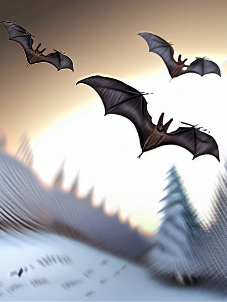 winter field , bats01, intricate, highly detailed, digital painting, matte, sharp focus <lora:bats01-xl:1>