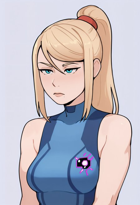 score_9, score_7_up, <lora:TheGoonerTenant-guy-PONY-DORAv1:1>, 1girl, solo, (samus aran):0.7, light blue background, presenting
