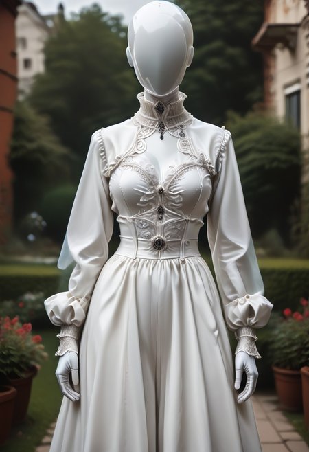 score_9, score_8_up, score_7_up, rating_safe, concept art, realistic, Fixhand.
1girl, solo, DroneFace.
Porcelain body.