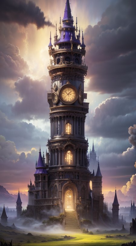 Masterwork Painting, Magnum Opus, 
HDR photo of 
Dreamscape, 
ethereal fantasy concept art of  
 <lora:Wizard_Tower-10:0.75> witow, castle, cloud, cloudy sky, grass, no humans, scenery, sky, tower, tree, 
 <lora:locon_conceptlightning_v1_from_v1_64_32:1> lghtnngprsn, lightning, storm,
. magnificent, celestial, ethereal, painterly, epic, majestic, magical, fantasy art, cover art, dreamy,
. Surreal, ethereal, dreamy, mysterious, fantasy, highly detailed,
. High dynamic range, vivid, rich details, clear shadows and highlights, realistic, intense, enhanced contrast, highly detailed,
  highres, 8k, uhd, High Dynamic Range, tonemapping, crisp details,  intricate details, fine details