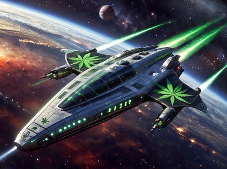 masterpiece,high quality,
420futurism,    <lora:420FuturismXL:0.8>
spacecraft, no humans, star (sky), space, vehicle focus, planet