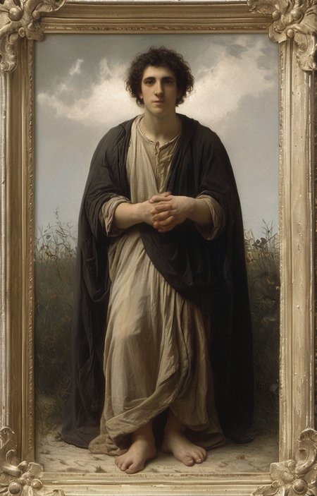 masterpiece,best quality,<lora:tbh202-sdxl:0.9>,illustration,style of william bouguereau portrait of noble man