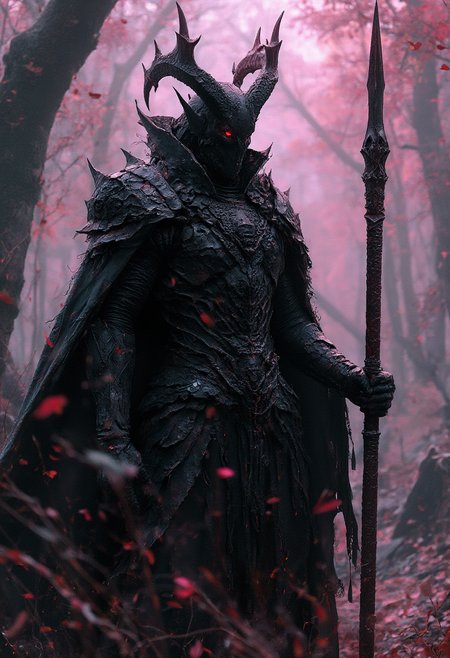 realistic photography, analog photo  dark fantasy rpg ilustration, detailed, low light, darknes, limited colors, black, detailed background, focus on character Malekith - The Witch King, a dark elf lord with piercing red eyes, wearing jet-black armor and a cloak of shadow. holding weapon, epic art, detailed ,   depth of field, color explosion, intricated background, life, vivid colors , realsitic,  surrounded bywarriors, bersekers and heroes. abstract, surreal shapes, all colored in a vivid realistic watercolor   that conveys tension and otherworldly energy. The scene has a dark, gritty aesthetic with strong shadows, high contrast, and a surreal, supernatural vibe , detialed background, Spooky old cemetery