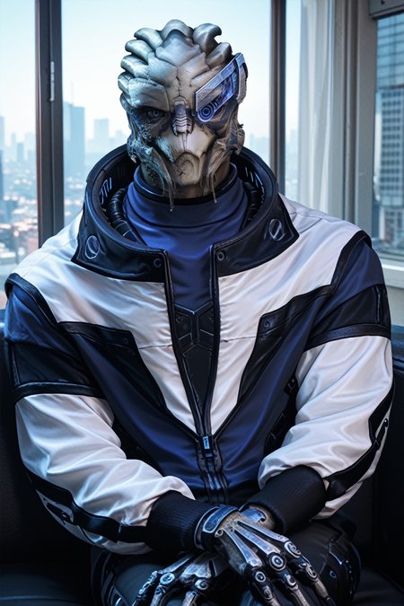 score_9, score_8_up, score_7_up, score_6_up
<lora:MEGarrus:1.0>
MEGarrus, 1boy, alien, blue eyes, an upscale loft with industrial aesthetics, sharp business attire, large windows with city views, sitting on a leather couch with a confident look