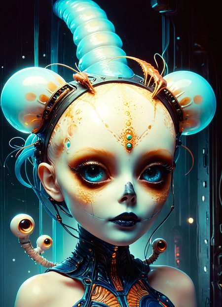 Ombre color scheme of neon blue, neon pink, neon yellow, neon green, neon orange, cinematic photo cinematic photo big eyed alien, Plantigrade Appendages  termite  naoto hattori, jeremy lipking,  neon glitch, subsurface scattering, Photorealistic, Hyperrealistic, analog style, realistic, film photography, soft lighting, heavy shadow, 35mm photograph, film, professional, 4k, highly detailed  <lora:GigerRainbowXL:0.49> g1h3r, <lora:linquivera:0.38> linquivera, liiv1 <lora:Melting_world:0.36> <lora:envyStarlight_v10:0.8> <lora:fx-monsters-XL:0.36>, subsurface scattering, Photorealistic, Hyperrealistic, analog style, realistic, film photography, soft lighting, heavy shadow, 35mm photograph, film, professional, 4k, highly detailed