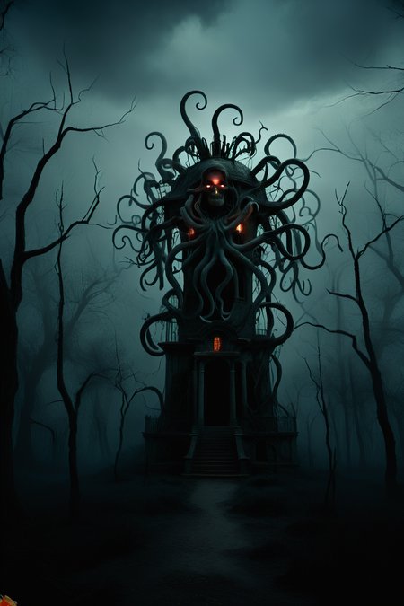 <lora:DonMGl00myN1gh7m4r3XL:1> DonMGl00myN1gh7m4r3XL, Dark, Cimmerian, Crepuscular, Dim, Dreary, Dusky, Eerie, Funereal, Gloomy, Murky, Obscure, Opaque, Penumbra, Sombre, Shadowy, Shady, Somber, Stygian, Tenebrous, Twilight, Umbral, score_9, score_8_up, score_7_up, score_6_up, score_5_up, score_4_up, <lora:K040790P:0.8> 040790P, woman, 24 years old, <lora:Breast Slider - Pony_alpha1.0_rank4_noxattn_last:0.3>, <lora:GRIM_v1:1>  greyscale, monochrome, limited palette, horror (theme), eldritch abomination, chaotic, silhouette,, official art, unity 8k wallpaper, ultra detailed, beautiful and aesthetic, High quality, masterpiece, best quality