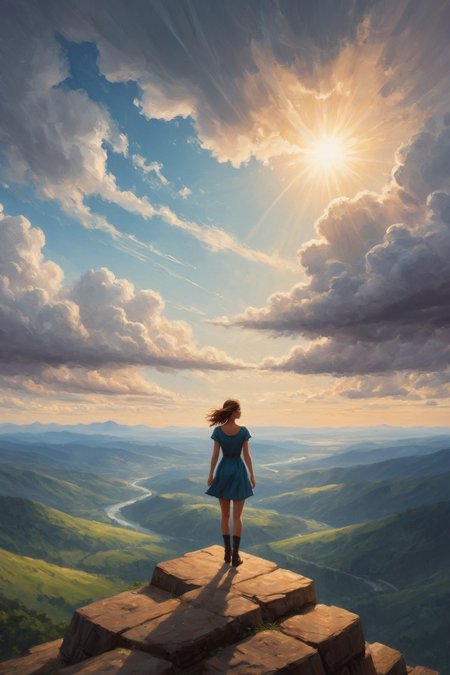 full body length cinematic   comic book illustration <lora:comic_book_illustration:2.00> ,  digital painting <lora:digital_painting_laxpeint:0.80> _  by (((Elizabeth Gadd) and Elizabeth Gadd) and Guweiz) and Phil Koch,   <lora:EnvyDramaticPortraitXL01:0.85>  , shallow depth of field