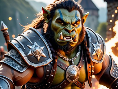 the portrait screen of an epic fantasy rpg, best quality, different classes and races, spellcasters, warriors, barbarians, priests, paladins, wizards, enchantress, werewolf, druid, satyr, orc, dwarf bad-artist , action shot, freeze frame, 8k, battle scene, outdoor, magical leylines, fireballs, electric sparks, charging, storming the castle, attacking<lora:FeyAndFairies:0.8>  <lora:Fantasy_ClassesXL:0.8>