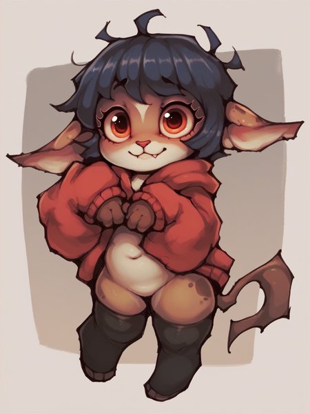 score_9, score_8_up, score_7_up, score_6_up, score_5_up,   <lora:w0rmb0yXLP:1> w0rmb0y, 1girl, solo, cute