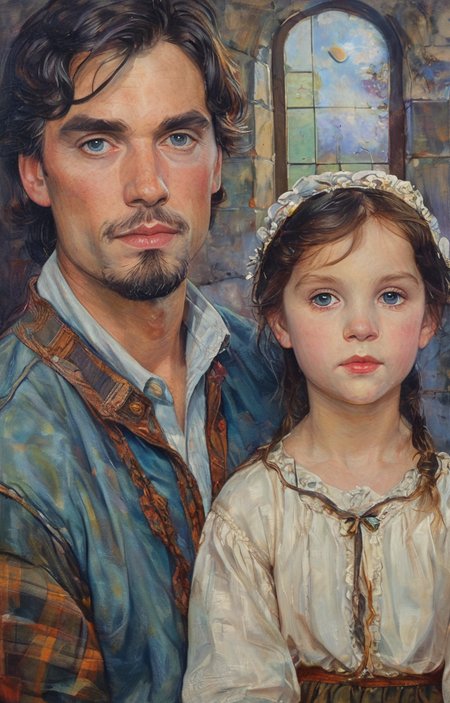 masterpiece,best quality,<lora:tbh144-sdxl:0.7>,portrait of family