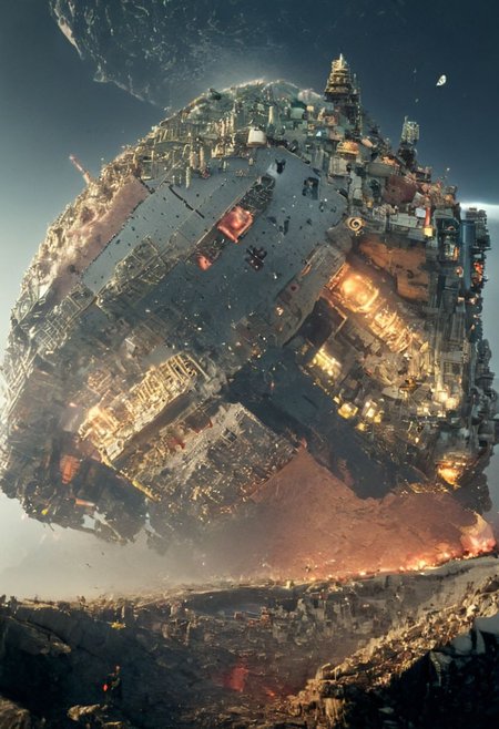 (pastel neon niji colors, terraforming mecha-Pyramid Like drdnght machine hovering above planet earth 20000 bc), 
atmospheric haze, Film grain, cinematic film still, highly detailed, high budget, cinemascope, moody, epic, OverallDetail, gorgeous, 2000s vintage RAW photo, photorealistic, candid camera, color graded cinematic, eye catchlights, atmospheric lighting, skin pores, imperfections, natural, shallow dof,
extremely detailed, drdnght machine, Temple Ruin, industrialbuilding, spstation,