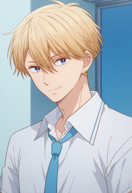 Shin Hashiwagi - Anyway, I'm Falling in Love with You (Commission) - Pony + Illustrious