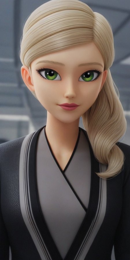 Amelie Graham de Vanily / Emilie Agreste, Ladybug, Miraculous. Different models and attires.