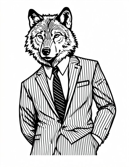 lineartlora, wolf of wallstreet
