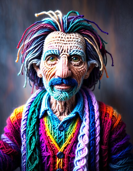 magicyarnlora, 1man, portrait