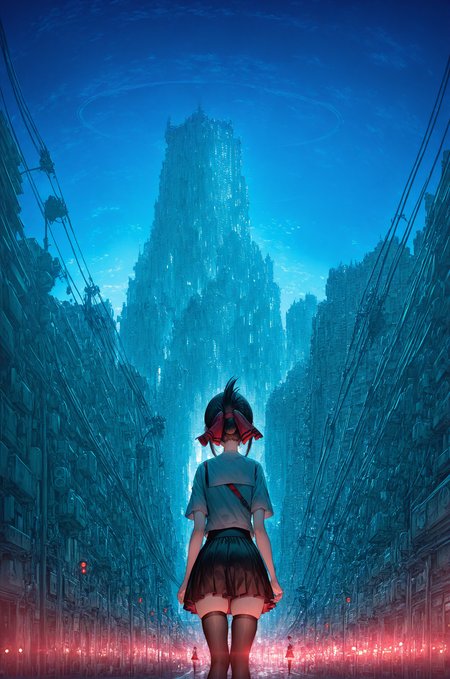 <lora:Blue_skies_Background:1> bluesky_style, blue sky, city scape, subsurface scathering, depth of field, skin pores, detailed skin, masterpiece, best quality, newest, absurdres, highres, feeling, impact, very awa, dim lighting, sidelighting, skindentation, amazing quality, scenery, very aesthetic, newest, volumetric lighting, blending, <lora:add-detail-xl:1> <lora:cfg_scale_boost:0.5> <lora:sdxl_enhance:1> <lora:spo_sdxl_10ep_4k-data_lora_webui:1>, shinomiya kaguya