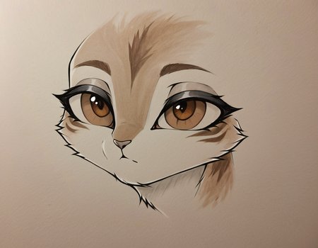warm, brown eyes with a passionate gleam, Traditional Cartoon, rounded shapes, soft shading, basic textures, nostalgic feel, score_, _rating