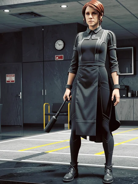 <lora:dmd2_sdxl_4step_lora_fp16:1>solo,solo focus,dark office,lonely,no humans,3d,
<lora:Jasse_Faden_v6_biglust:0.95>woman,jasfdn face,jas hair,clothed,
[asynch:maid:0.35] outfit,full body