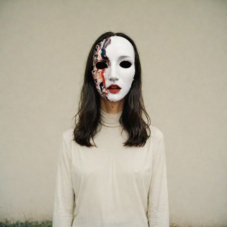 My head is slicing into enigmatic sections, and my primary symptom is that I have no face, but I must see
