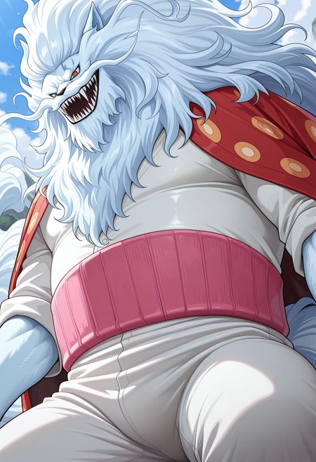 masterpiece, best quality, amazing quality, solo, 1boy, NekomamushiOP, red eyes, sulong, pink waistband, kimono over shoulders, white pants, white shirt, 