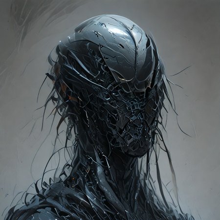 score_9, score_8_up, score_7_up, best quality, robot man, solo, mcnm, tactical helmet, teeth parts, yellow Streamlined tactical armor, armor made of snake scales, snake scales,
snake_hybrid, snake scale patterned, standing, complementary color background, mix of colors psychedelic background,SCLPT, sculpture style,realistic,snake_hybrid.marble skin,armor made of snake scales