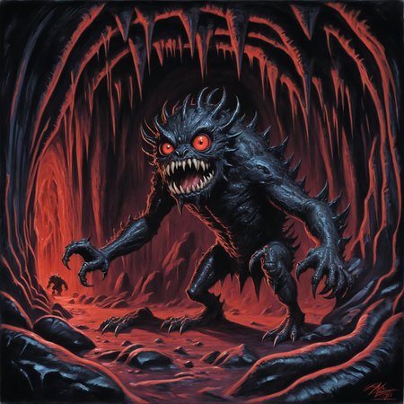 Retro TTRPG style art